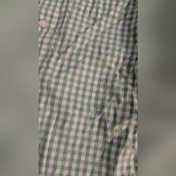 Tommy Hilfiger Green Button Down Shirt Classic Style - Picture 2 of 5